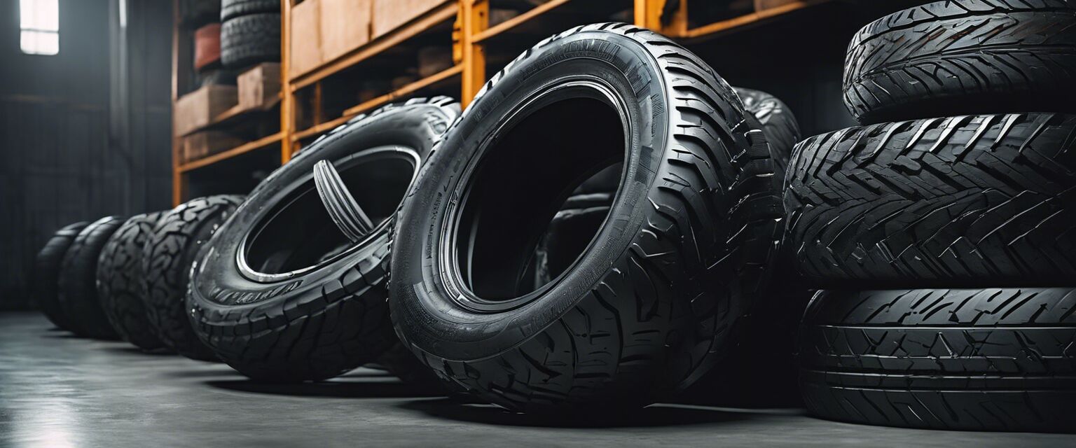 Assortment of motorcycle tires